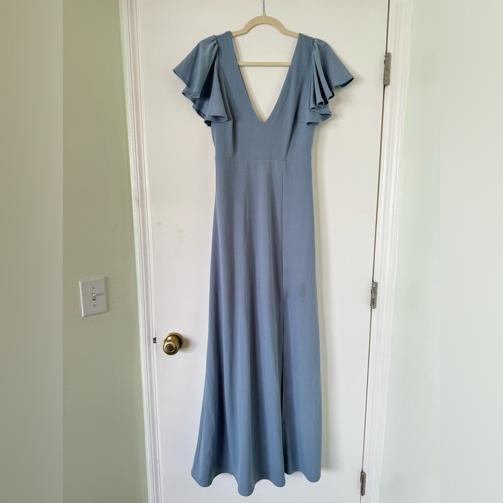 Birdy Grey Dusty Blue Bridesmaid or Wedding Guest Dress Size Small / 2-4